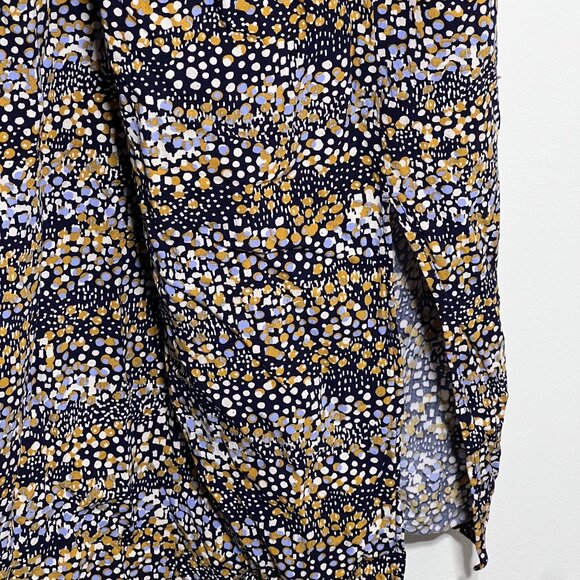 ELOQUII Elements Mixed Dot Print Midi Dress w/ Smocked Bodice Women's Size 18/20 - Picture 7 of 9